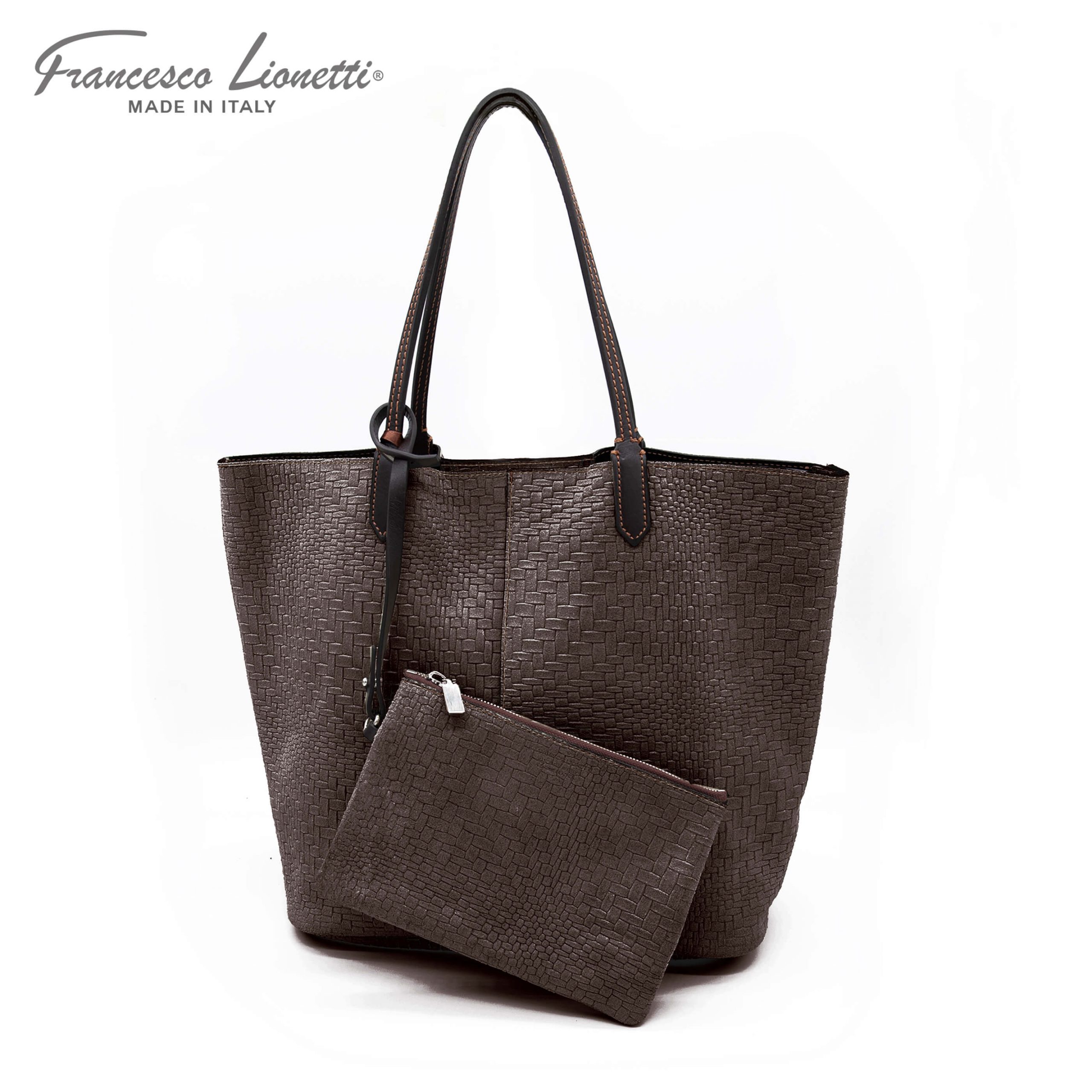 トートバッグ　Leather Tote Bag Made in Italy